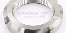 Гайка DIN 1804 M 30x1,5 нерж A2 (1)